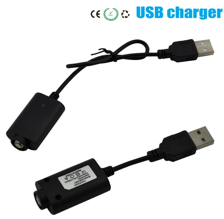 Эго USB Зарядное устройство электронные сигареты eGo резьбы usb адаптер зарядный кабель для передачи данных для электронные сигареты eGo EVOD CBD Батарея Vape Наборы
