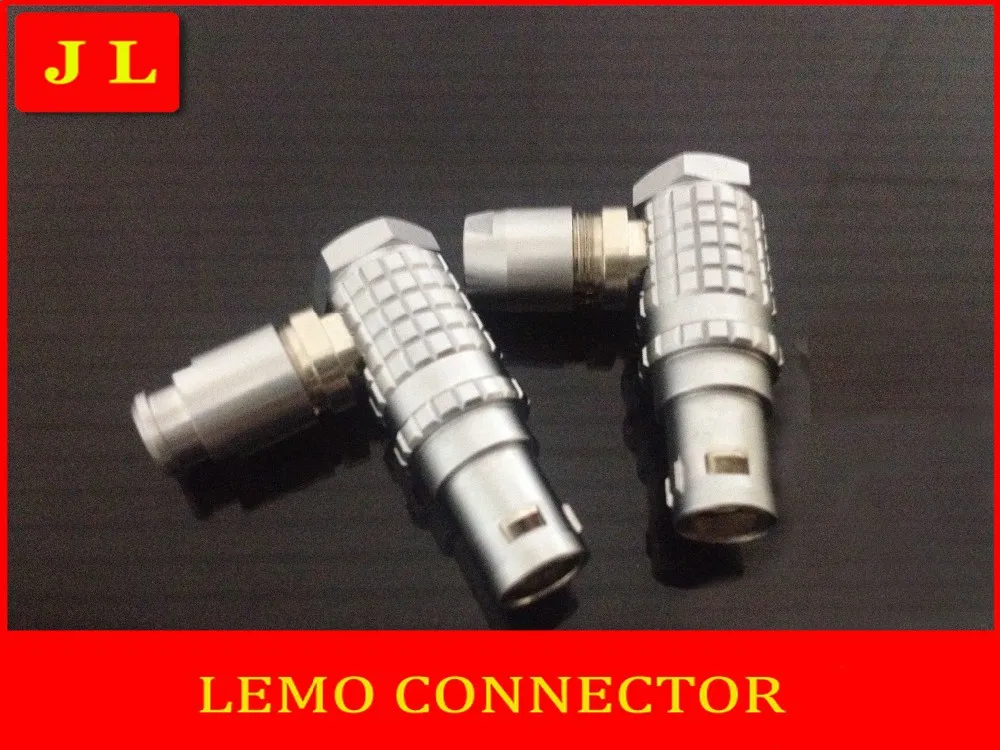 Lemo локоть fhg Разъем Push Pull 90 градусов FHG.0B. 303. одетый/ECG.0B. 303.CLL металлический разъем