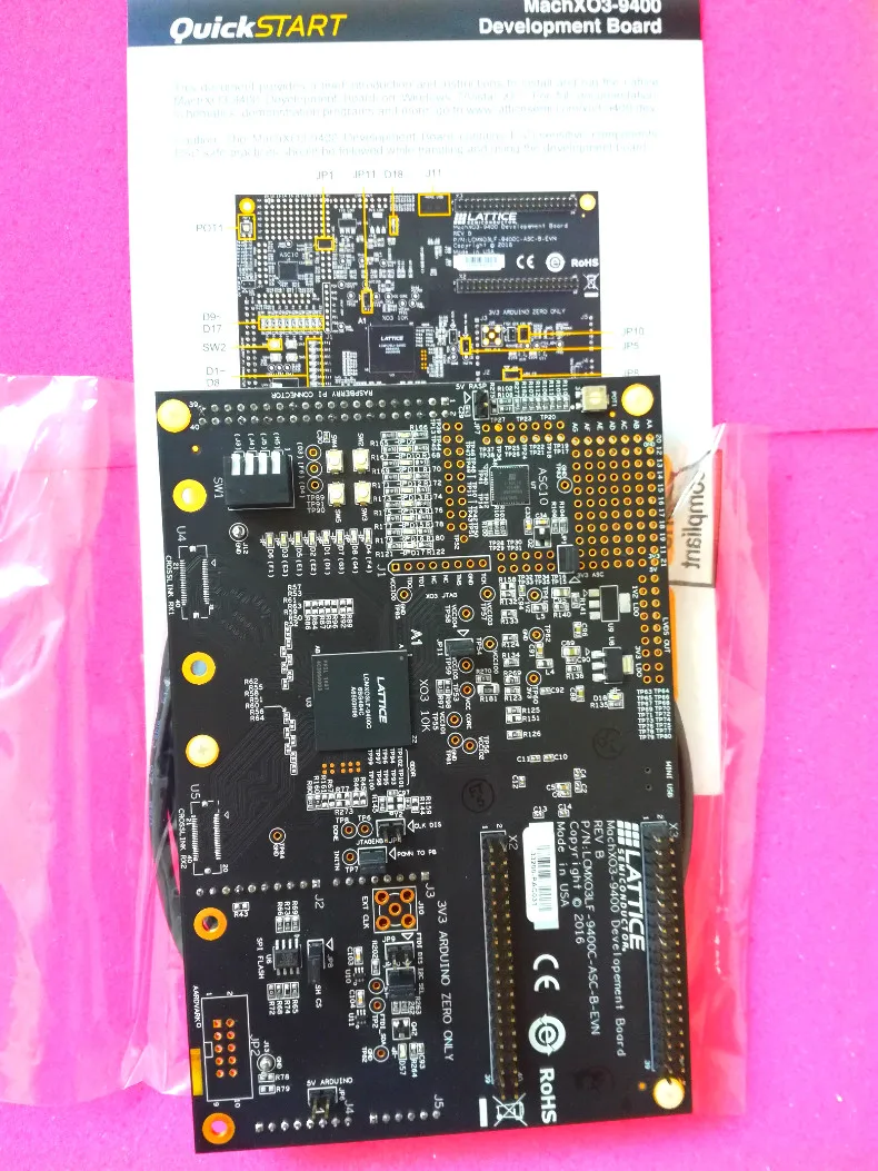 

Spot LCMXO3LF-9400C-ASC-B-EVN Lattice MachX03 FPGA Development Board