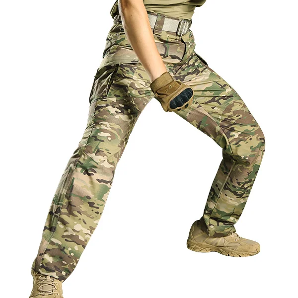 MC CQB Outdoor Sports Hiking Tactical Men's Pants Spring Summer Pants Wear-resisting Trousers for Camping Climbing Pants - Цвет: MC
