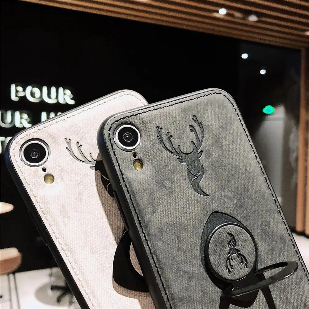 CBL кольцо ткань противоударный чехол для iphone 7 Plus 8 6 6s X XS XR телефона максимальный |