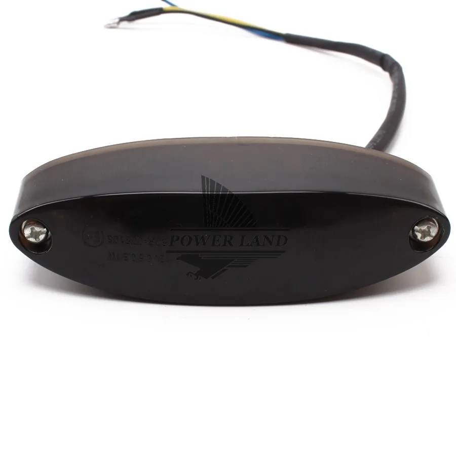 Universal Motorcycle Plate Light Rear Tail Brake Stop Lamp 28 LEDs 3W 12V Smoke Lens For ATV Honda CRF TRX ATC BMW KTM SX Harley |