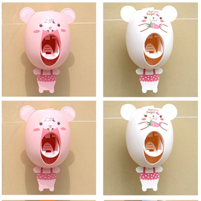 1 шт. Автоматический Дозатор зубной пасты Пыленепроницаемая настенная подставка