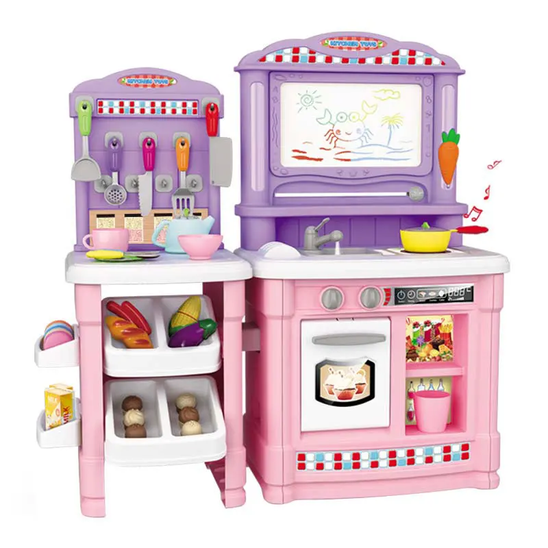 

70 шт., детские пластиковые игрушки для кухни