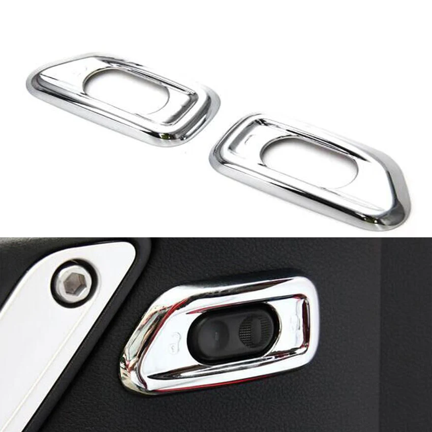 

YAQUICKA ABS Interior Door Handle Lock Switch Button Cover Frame Trim Sticker For Wrangler JK 2011-2015 Car Styling Mouldings