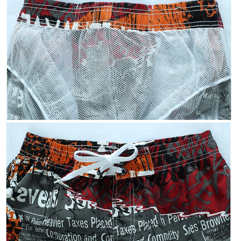 Лидер продаж быстросохнущие мужские шорты брендовые пляжные бермуды летние