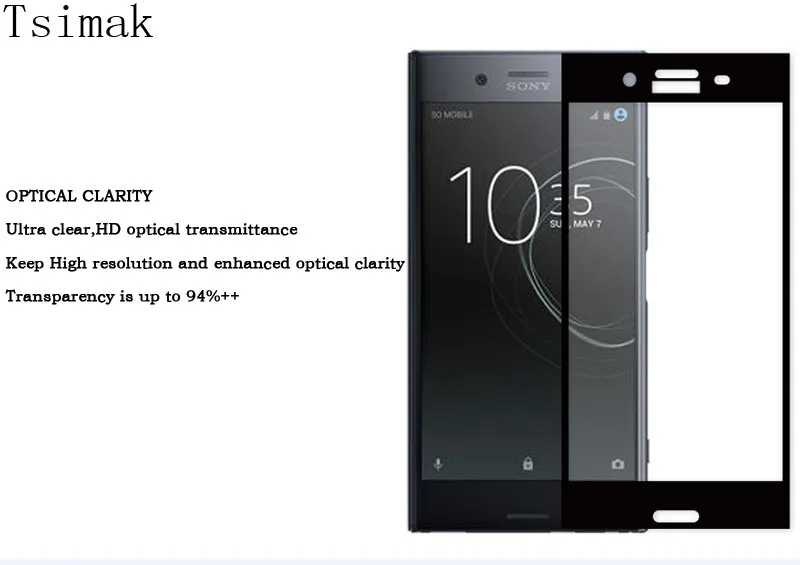 Закаленное стекло для sony Xperia XA Ultra XA1 Plus XZS XZ Premium XP XC X Performance XZ1 компактная Защитная пленка для экрана пленка