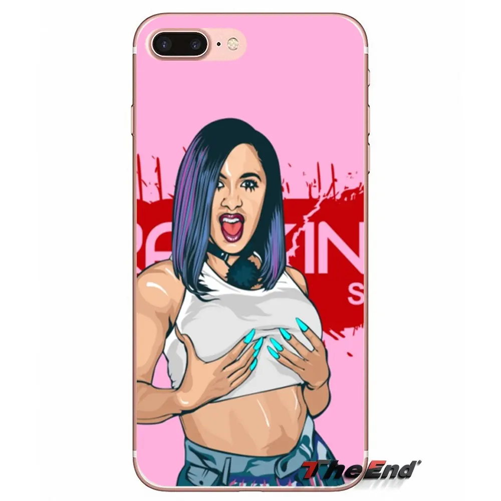 Забавный чехол для девочек Cardi B Xiaomi Redmi 4 3 3S Pro Mi3 Mi4 Mi4i Mi4C Mi5 Mi5S Mi Max Note 2 силиконовый
