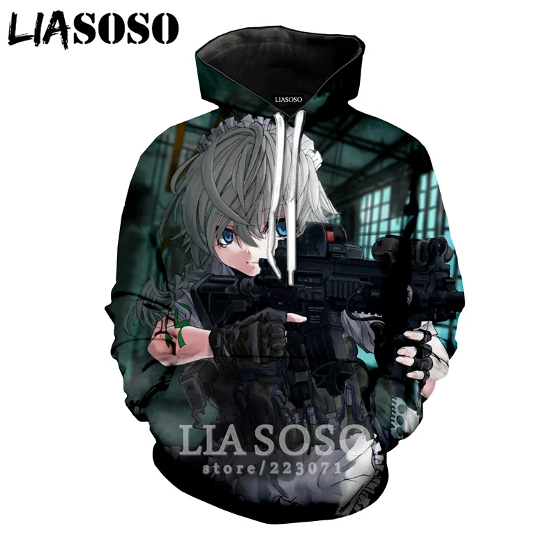 3 LIASOSO зимняя новая модная толстовка с 3D принтом для мужчин и женщин, Аниме TouHou Project, толстовка унисекс с длинными рукавами, Повседневный пуловер A110-14 - Цвет: 3