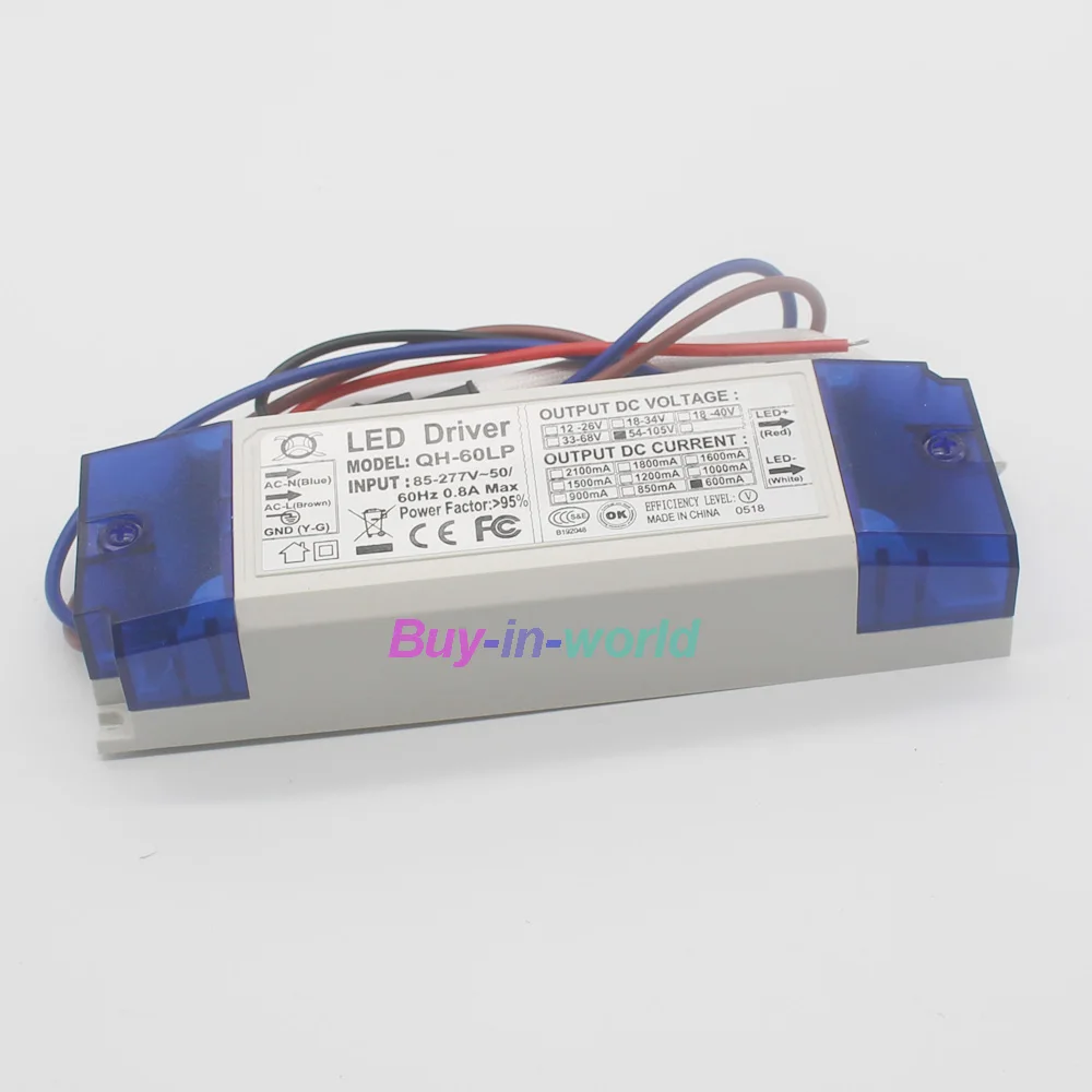 AC 85-265V 1-2x3w 2-4x3w 6-10x3w 10-18x3w 18-30x3w 1-36x1W 300-650mA светодиодный драйвер конвертер трансформатор для потолочный светильник