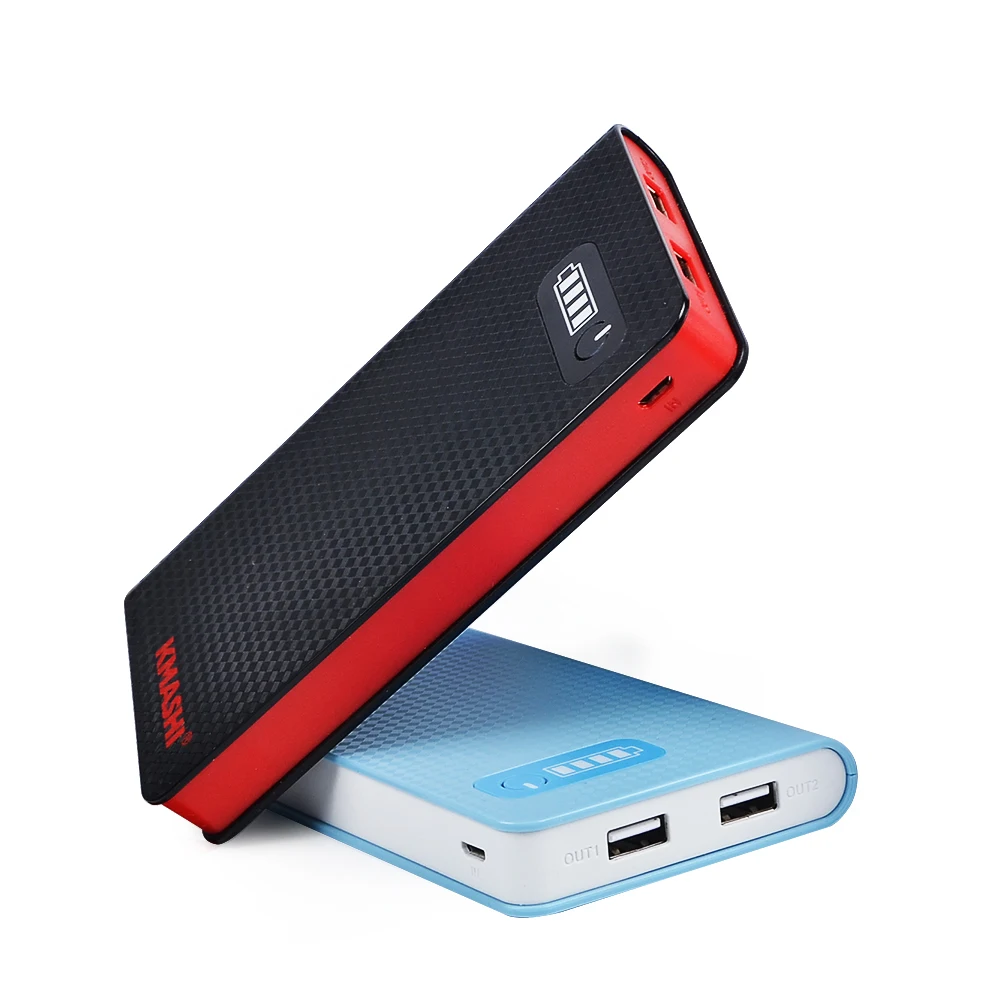 Оригинальный 10000 мАч KMASHI Портативный power Bank зарядное устройство Внешний