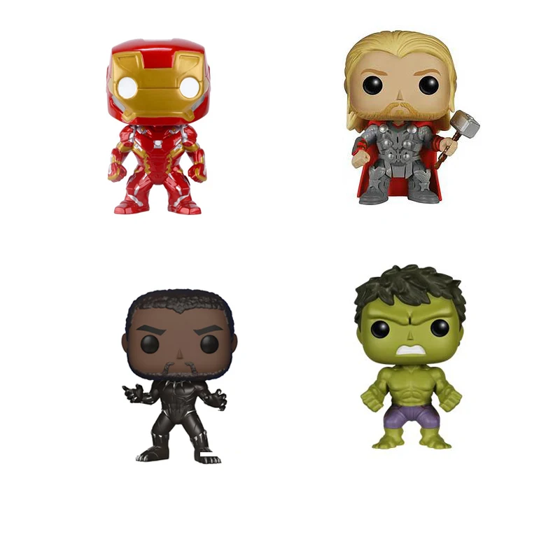 Черная пантера поплавок голова Виниловая фигурка коллекция моделей кукол