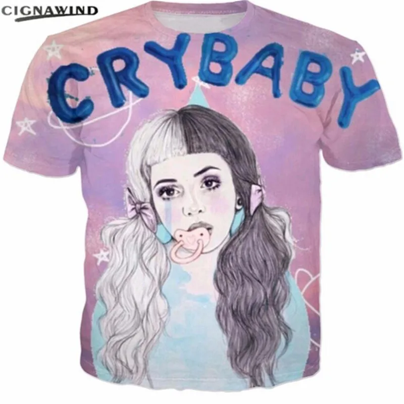 Футболка Мужская/женская с 3D принтом смешная аниме Мелани Мартинез принт Cry Baby