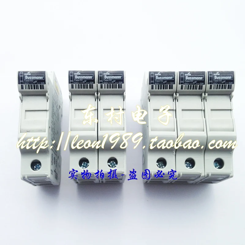 

[SA]BUSSMANN fuse holder CHCC3DIU CHCC3DU 30A 600V 3P 10 * 38mm