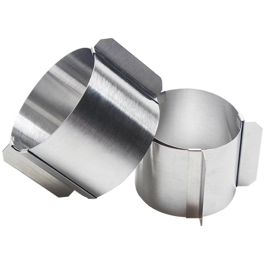 4 INCH Stainless Steel Mousse Ring Cake Mould Circle Adjustable 6-10CM Cookie kitchen Accessories for Cakes | Дом и сад