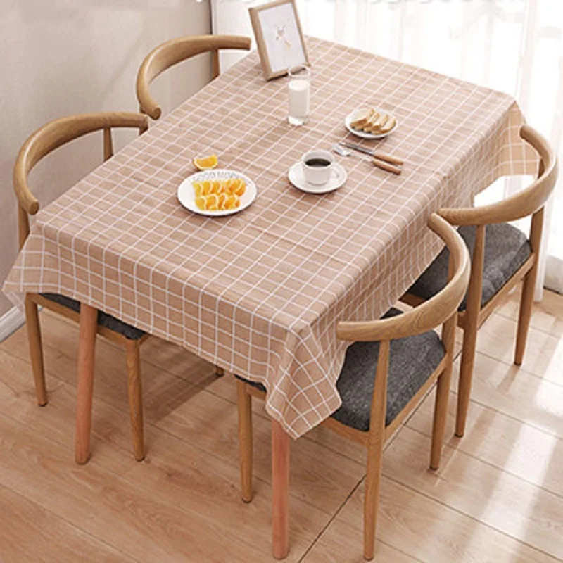 Простая клетчатая скатерть из ткани чехол для стола ресторана дома отеля встреч