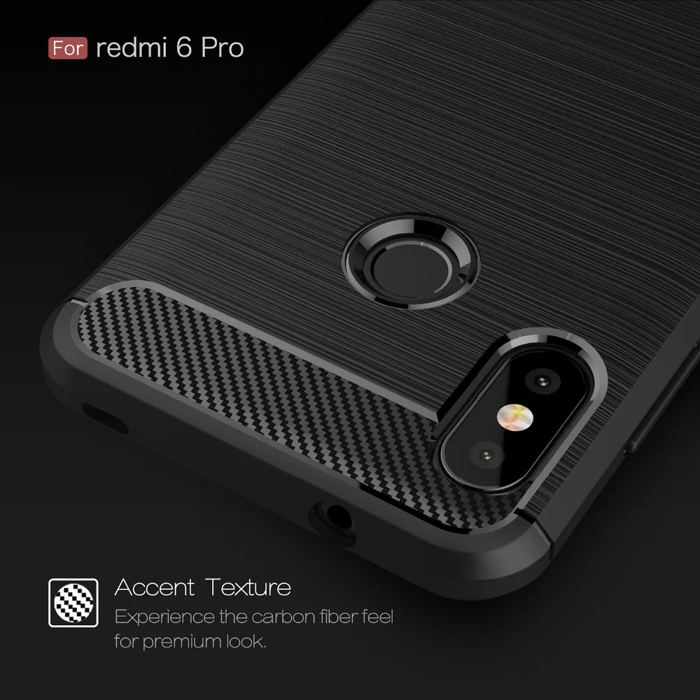 Для спортивной камеры Xiao mi Red 6 pro Чехол класса люкс силикон из углеродного волокна