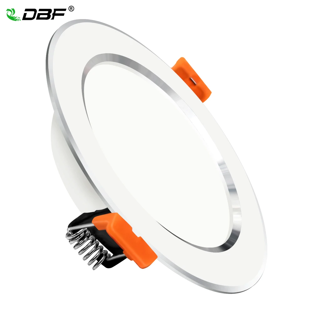 [DBF] ультра тонкий белый+ серебристый SMD 2835 без водителя Встраиваемый светодиодный потолочный Светильник направленного света 3 Вт 5 Вт 7 Вт 9 Вт 12 Вт AC220V Точечный светильник Внутреннее освещение