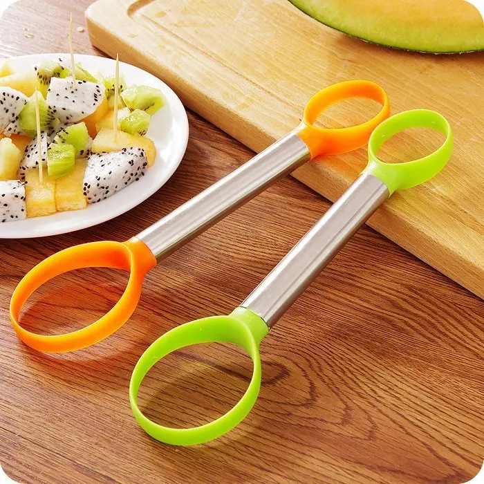 Kitchen Gadgets 2 in 1 Stainless Steel Mellon Baller Fruit Slicer Scoop Cooking Tools Color Random | Дом и сад