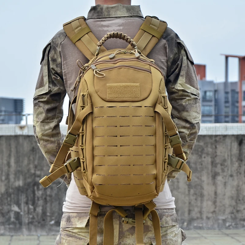 Тактический рюкзак лазерная резка Molle PALS сумка MultiCam 25L Спортивная Сумка военный рюкзак походные уличные сумки EDC Тактические шестерни