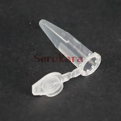 Лабораторная пластиковая центрифужная трубка линия 1000 Scale 0 5 мл V bottom флакон Snap Cap