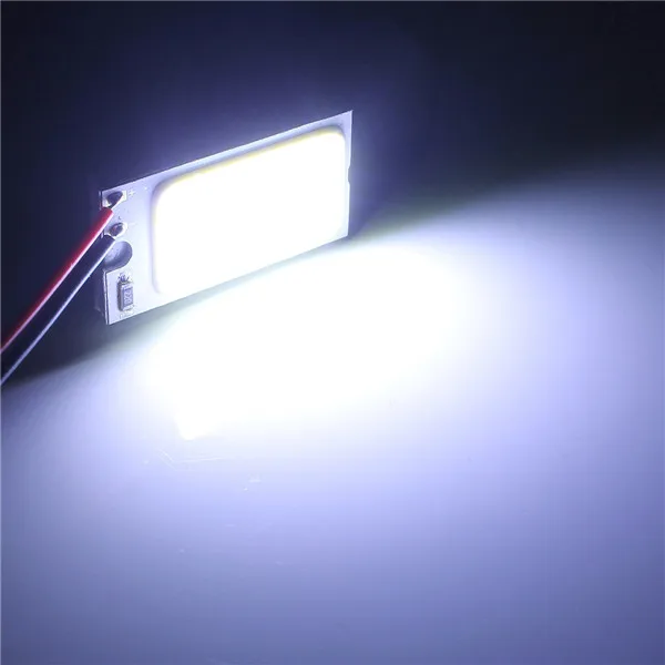 Большая рекламная акция 2x T10 COB LED световая панель Автомобильная интерьерная
