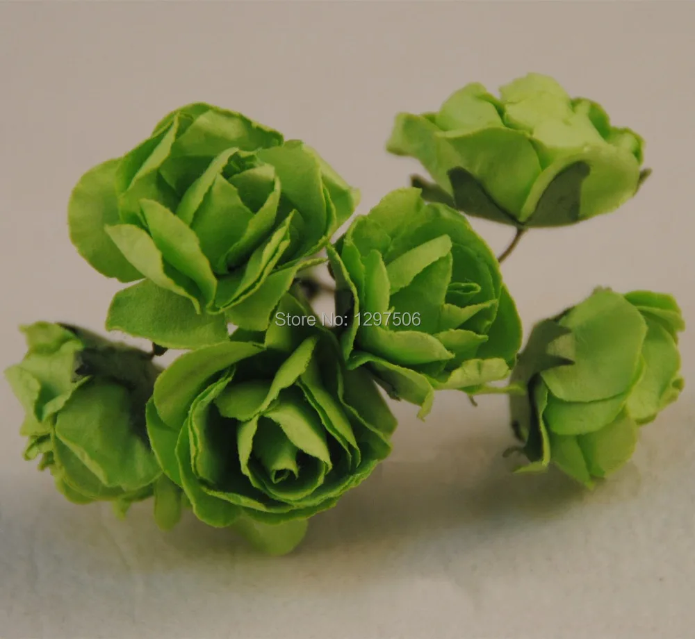 2.5CM artificial mulberry paper mini rosas bouquet diy craft arrangements accessories for scrapbooking&ampwedding party decoration! | Дом и