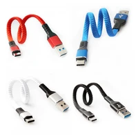 usb3 1 type c usb c to usb male data charge cable with braid 25cm 100cm
