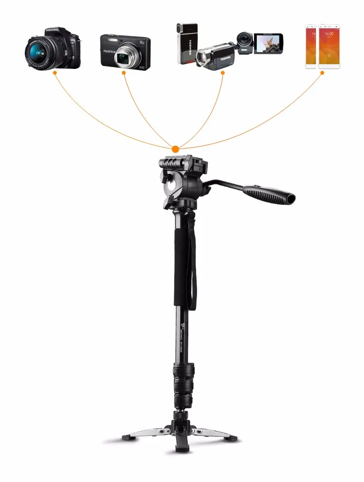 Штатив Weifeng WF-3958M WF 3958M штатив для камеры монопод для зеркальной камеры Портативные дорожные штативы с поддержкой штатива для ног