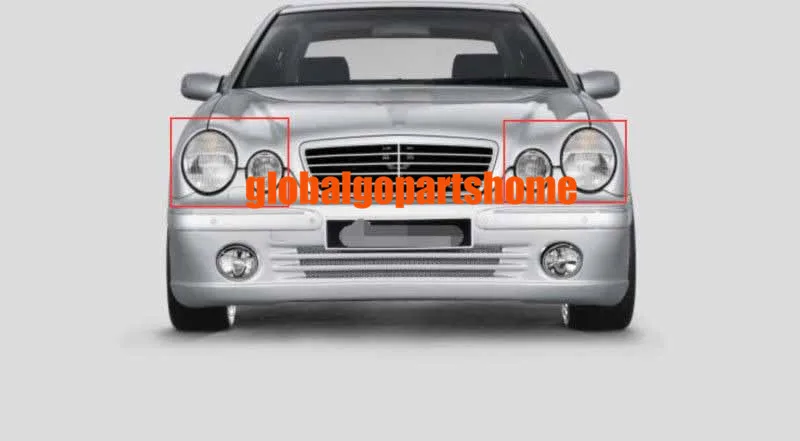 Пара фар линзы фары Крышка для MERCEDES E класс W210 E320 E350 1996-03