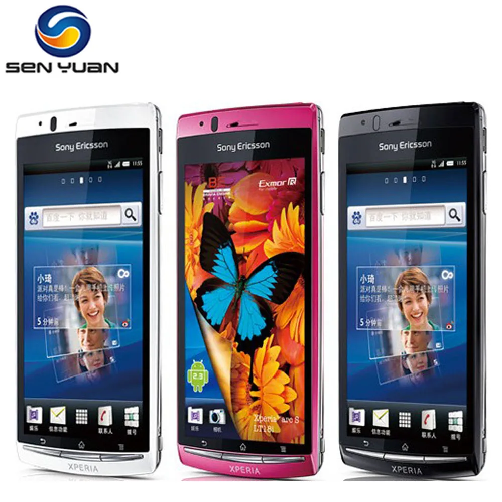 100% оригинал Sony Ericsson Xperia Arc S LT18i мобильный телефон разблокирован 3G WIFI 4 2