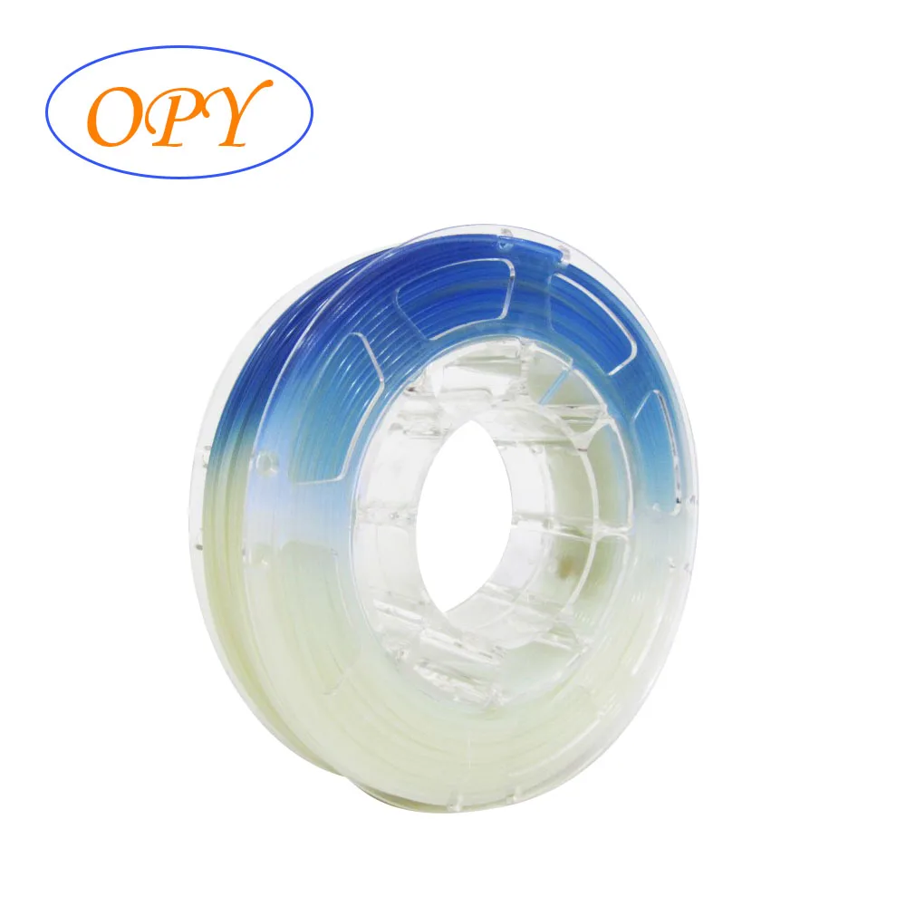 Light to Blue Ночник для детей World Ball 1,75 мм 3D печать нить 1-f-75мм 1,75 мм светящиеся нити для принтера пластик 3 D ручка - Цвет: Light to Blue
