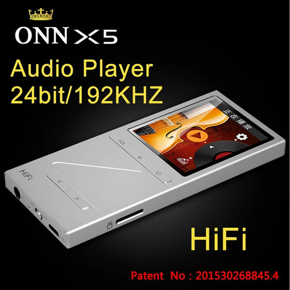 ONN X5 без потерь цифровой Спорт Экран Hifi аудио Mp 3 мини Музыка Mp3 плеер FM Радио 8 ГБ с