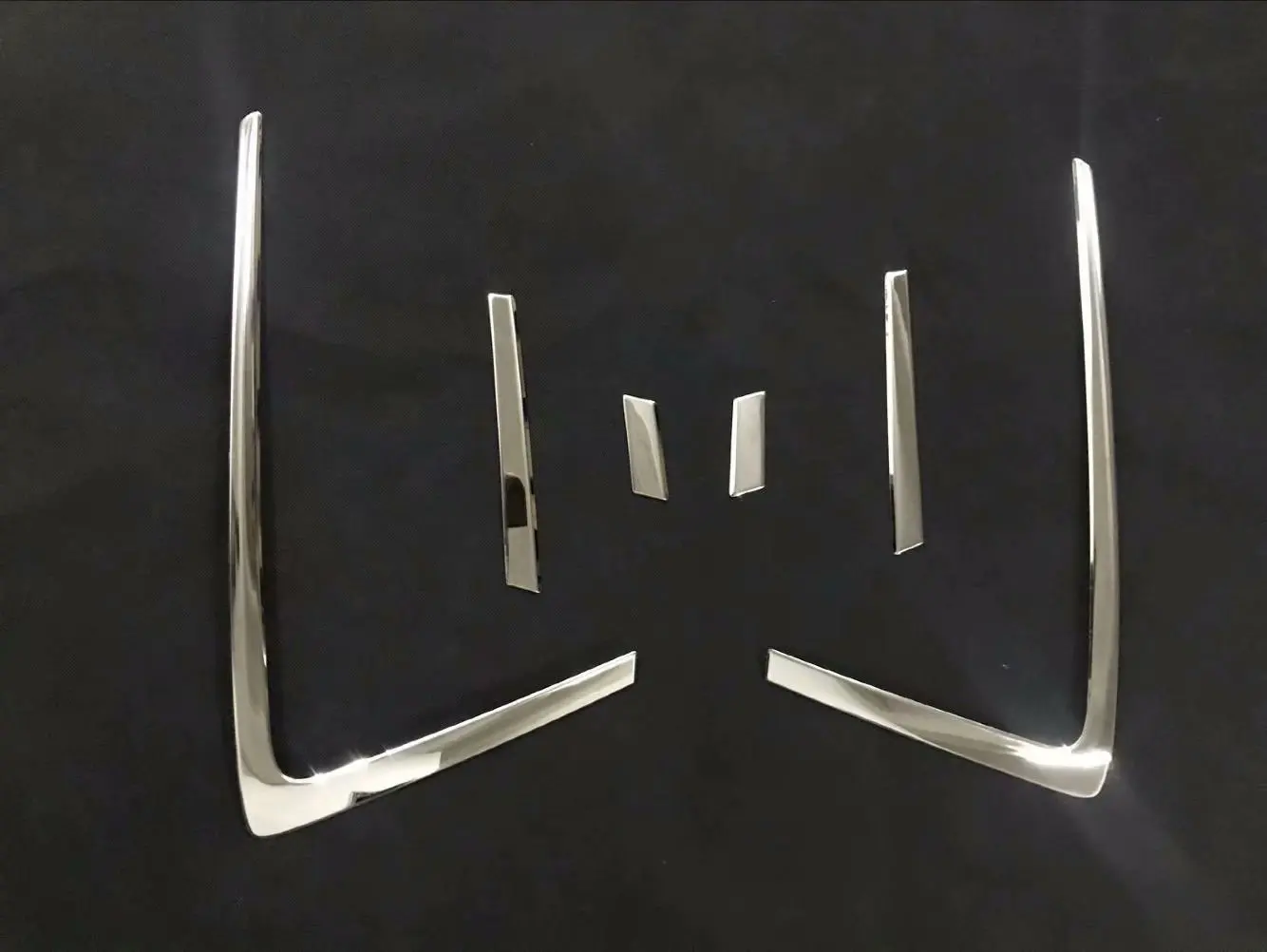 

For Toyota Alphard 2019 2020 Front Foglight Trims Stainless Steel