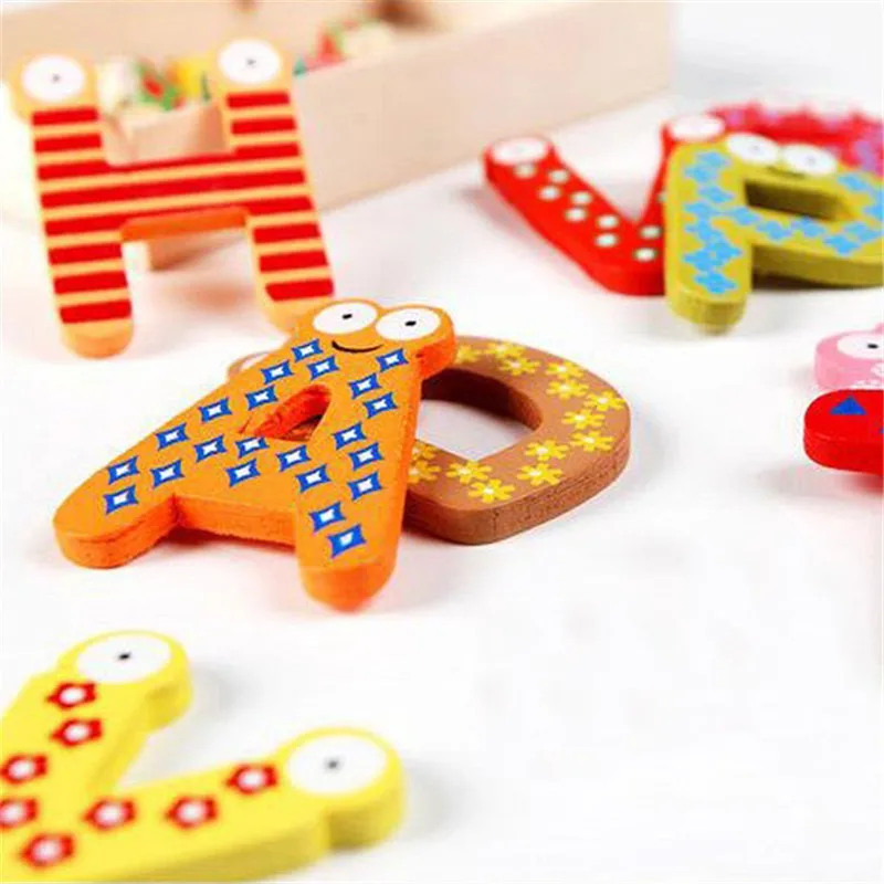 Бесплатная доставка унисекс детские развивающие игрушки деревянные буквы