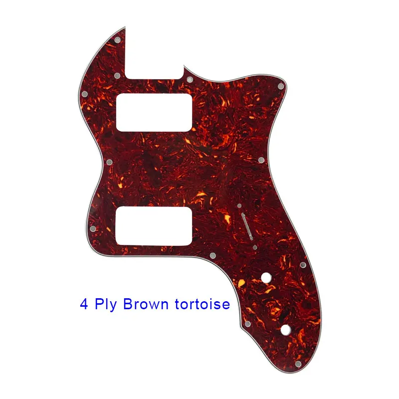 Детали для гитары Pleroo Pickguard Fender Classic 72 'Thinline Telecaster Накладка царапин с ТВ Jones