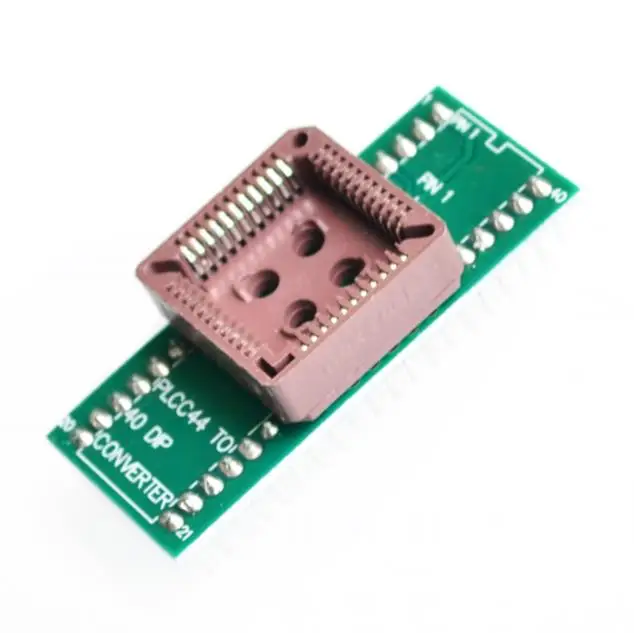 PLCC44 до DIP40 адаптер программатора EZ Socket | Электронные компоненты и принадлежности