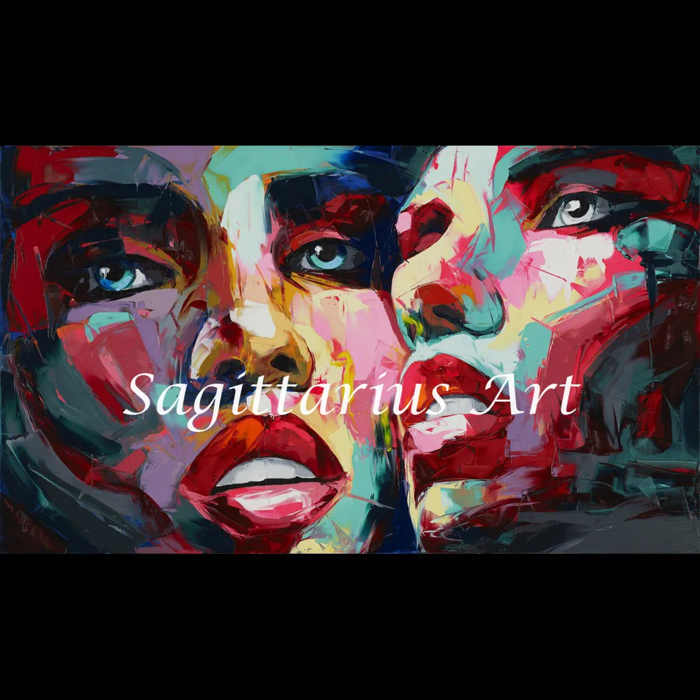 Ручная роспись Франсуаза дизайнер нилли палитры нож портрет безымянный 10 уход за