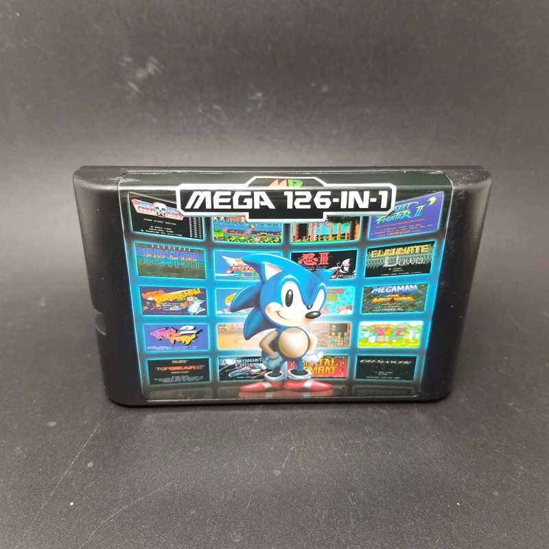 Лучшая игра 126 в 1 для sega Megadrive Genesis с игрой caslevana Dragon Ball Z Earthworm Jim Охотники за привидениями Каратель черепахи