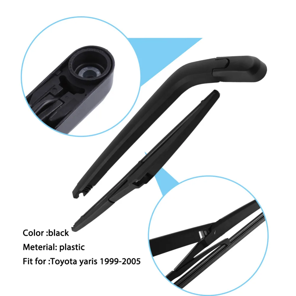 Car Rear Window Windshield Windscreen Wiper Arm and Blade Complete Replacement Set for Toyota Yaris 1995-2005 | Автомобили и