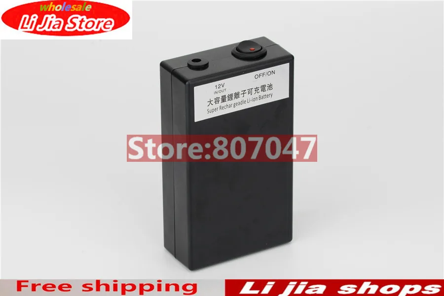 Высокое качество Супер AC/DC 12V 12000 мА/ч Перезаряжаемые Портативный литий ионный