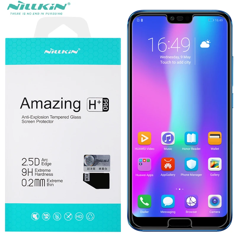 2.5D Защитное стекло для huawei honor v10, пленка 0,2 мм Nillkin H+ PRO, Защитное стекло для huawei honor view 10 V10, закаленное стекло