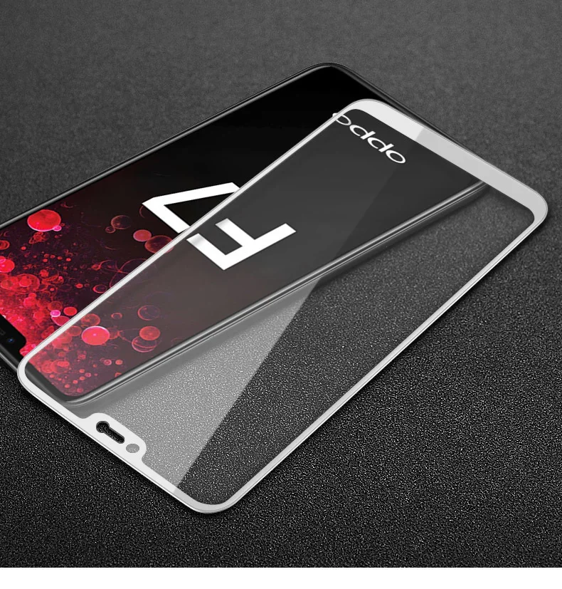 2PCS Full Cover Tempered Glass For OPPO F7 Screen Protector protective film glass | Мобильные телефоны и аксессуары