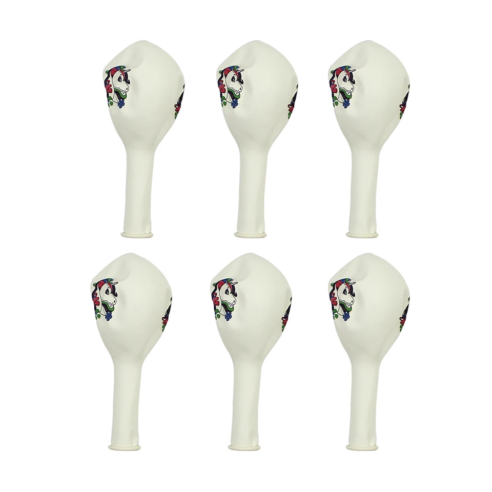 HUADODO 10pcs 12inch Unicorn balloons Cartoon Latex Balloon Kid Toys Party Decoration Supplies | Дом и сад