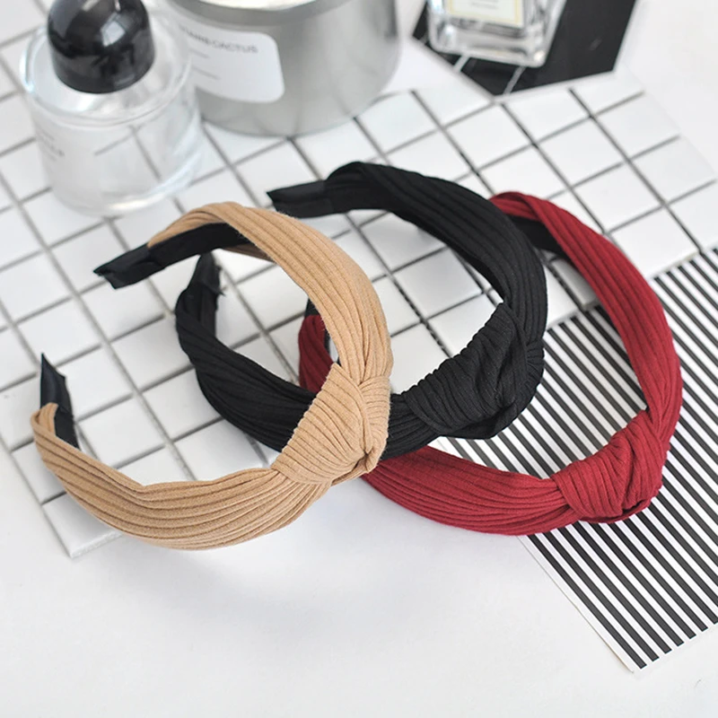 Корейский бантом Банданы для мужчин Для женщин женские простые однотонные