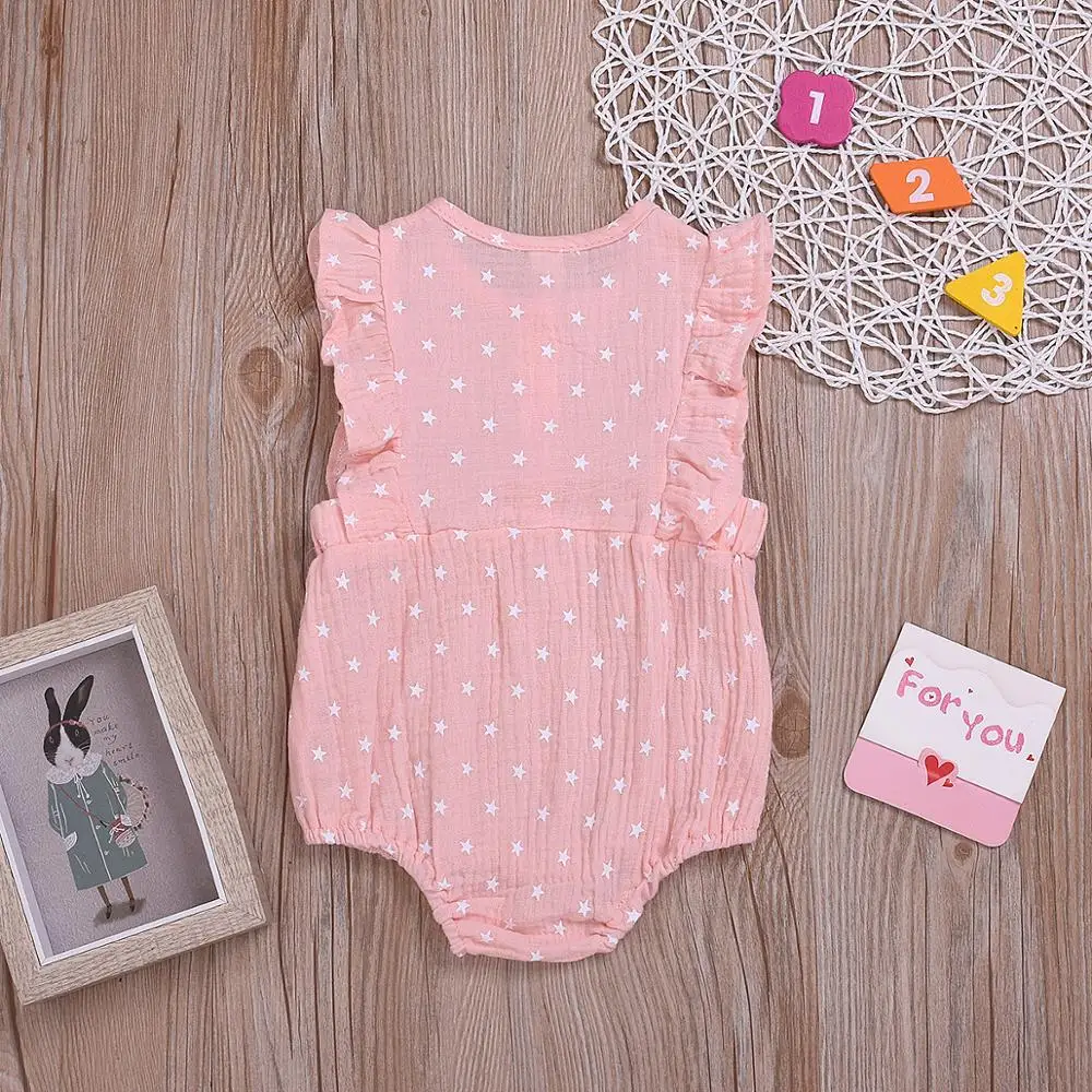 100% г. хлопковый комбинезон для новорожденных мальчиков и девочек милая детская