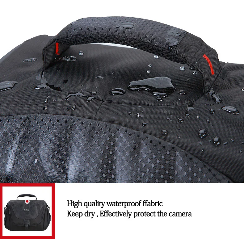 Jealiot сумка для камеры на плечо dslr slr чехол для объектива Canon Nikon sony Высокая емкость водостойкая Противоударная вспышка аксессуары сумка