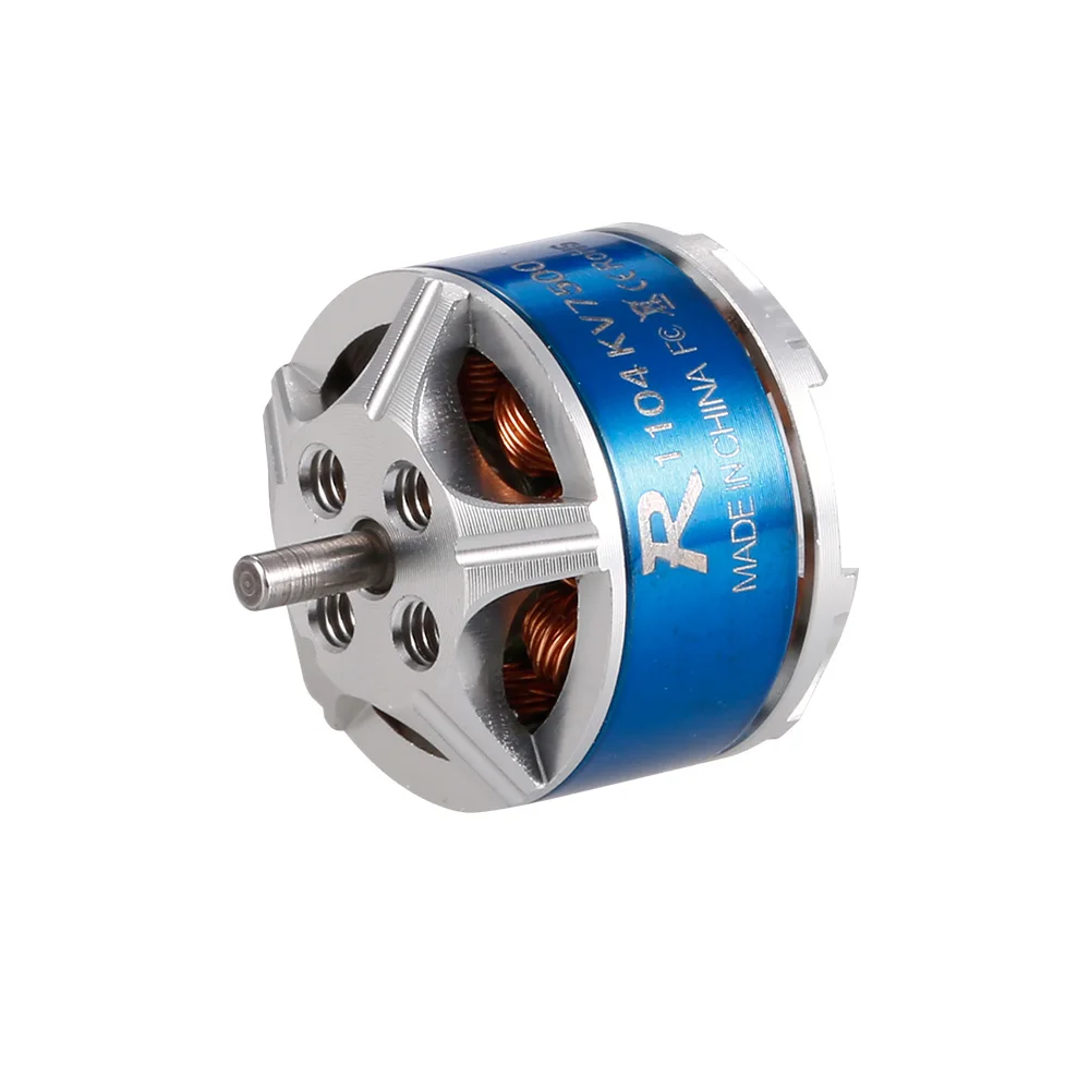 4 шт. R1104 7500KV 2 3S бесщеточный двигатель для 60 70 80 90 мм микро FPV гоночный Дрон