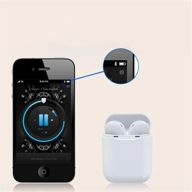 Bluetooth 5.0 i11 tws Earphones with Mic Wireless Headphones Support Binaural Call 3D Stereo Sound with Charing Box vs i10 i80