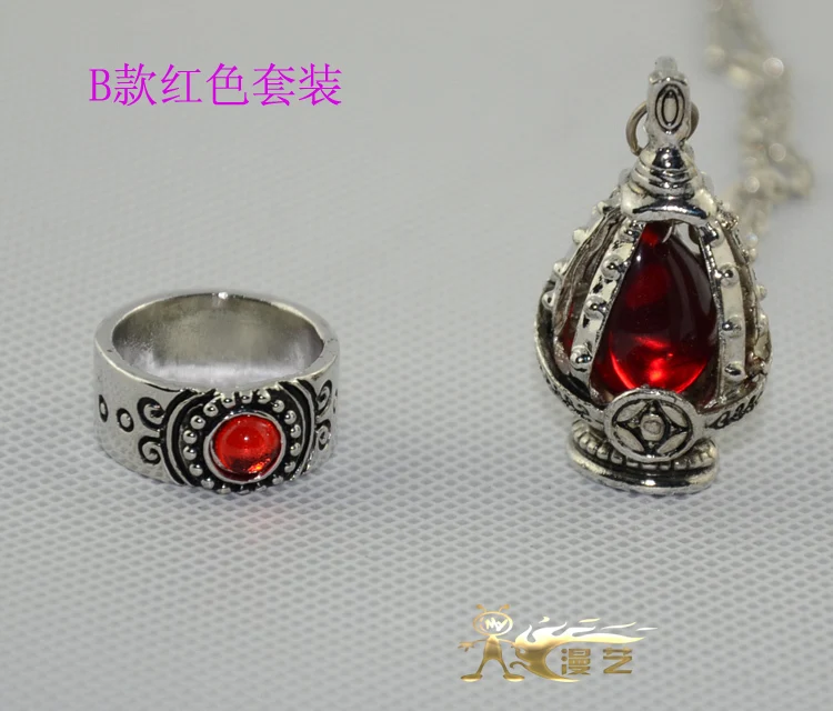 Набор Колец Puella Magi Madoka Magica Soul US6 #|cosplay necklace|cosplay vampirenecklace rabbit |